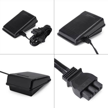 1 stk. symaskine fodpedal kontrol dele til Singer EU-HUA stik