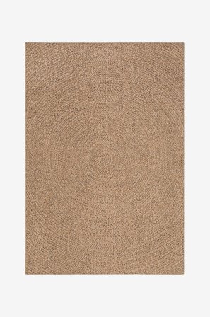 KM Home - Flatvevd teppe Natural - Natur - Glattvevde tepper - 200X290 - Fra Homeroom