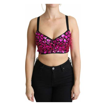 Dolce & Gabbana, Sleeveless Tops Zwart, Dames, Maat:S,nylon