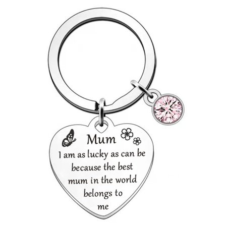 Lan Ma Mom Nyckelring Mors Dag Present från Dotter till Birt