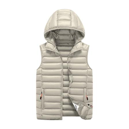 Herrväst I Enfärgad Ytterkläder