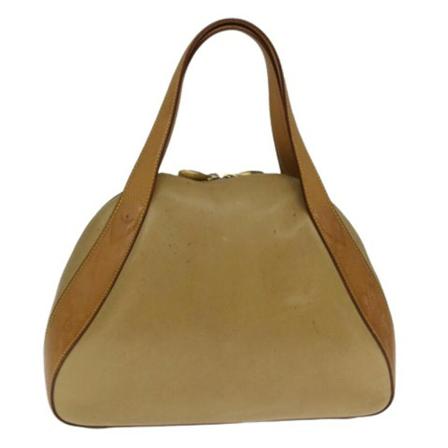 Louis Vuitton Vintage, Pre-owned Leather Handbag Beige, Dames, Maat:ONE Size