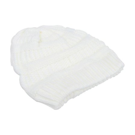 Dame Strikket Hue til Vintervarme 3 stk. Stilfuld Uld Strikket Beanie
