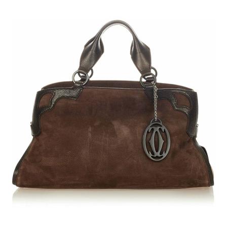 Cartier Vintage Bags Brun, Dame Vintage Tasker, Størrelse: ONE Size
