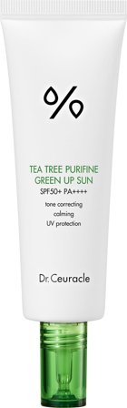 Dr. Ceuracle Tea Tree Purifine Green Up Sun 50 ml, Skincare, Solcreme, Solcreme Til Ansigtet