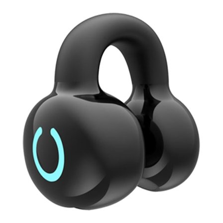 Clip-On Single Ear Bluetooth-headset Stereo Trådløse hovedtelefoner