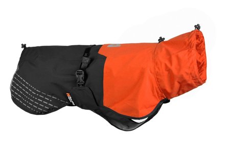 Non-stop Fjord Raincoat, Orange/Svart - Str 65
