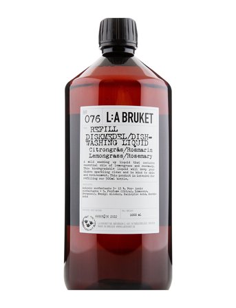 L:a Bruket 076 Dishwashing Soap Lemongrass/Rosemary - Nude - 1000 ml