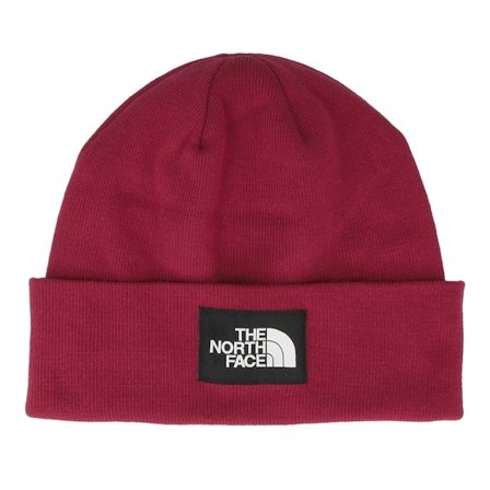 The North Face - Rot Mütze - Dock Worker Recycled Beanie Red Cuff @ Hatstore