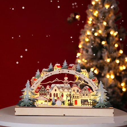 Julträdekorationer LED-belysning Fönsterdekorationer