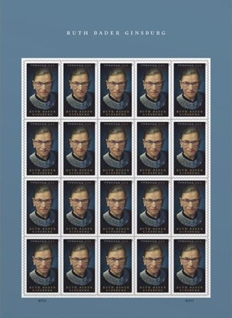 USA - Ruth Bader Ginsburg - Postfrisk ark