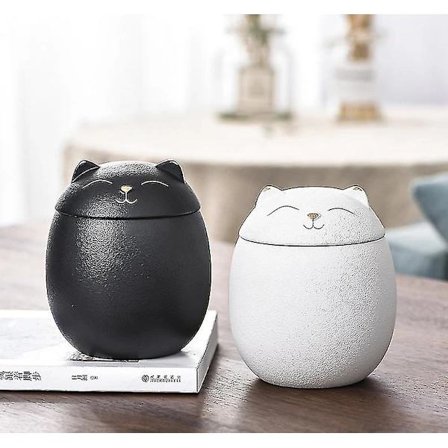 Kissatuhkauurnat Eläintuhkauurnat kissantuhkalle Uurna, Muistouurna lemmikille Kissan muistomerkki 3 " X 3,2 " Lemmikkien tuhkausuurnat