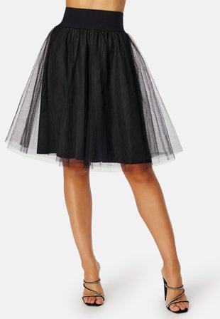 BUBBLEROOM Amina tulle skirt Black Klær