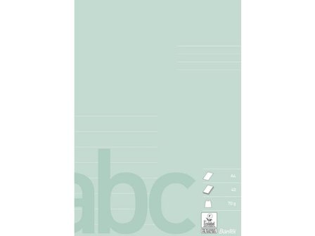 BANTEX Skrivhäfte A4 1/2S 19,5mm linj - Lyreco - Skola och förskola - Förbrukning skola häften - Skrivhäften