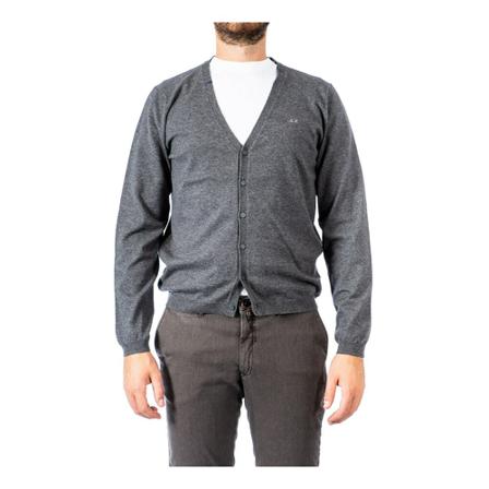 Sun68 K29103 47 GRA S MAN Strength Grå, Herre Cardigans