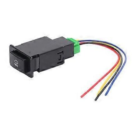 12V 5-polig Kabelhärva Strömbrytare Bil Dimljus Modifierad Strömbrytare med Kabel IP67-skydd