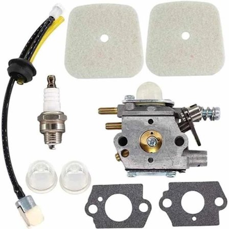 Polttoaine yhteensopiva Echo Srm-2400sb Srm-2410 Gt-2400 Pe-2400 Ppt-2400 Pp-1250 Wt-424 12300052131 12300052132 ilmansuodattimen kanssa