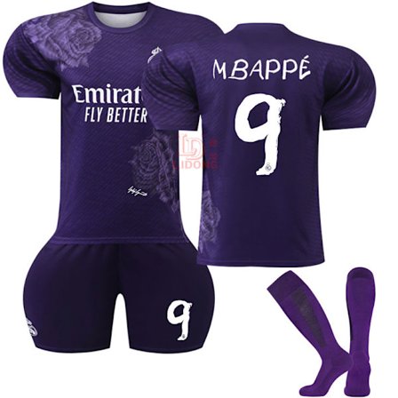 Gos- 2425 Real Madrid Mbappé Co-branded Purple No. 9
