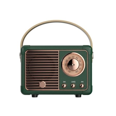 Retro Bluetooth-høyttaler Trådløs Mini-høyttaler, Bærbar Utendørs Bl