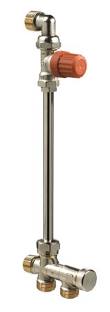 Danfoss RA-K-VB-N Radiatorkobling 2-rørs 500 mm, Varme