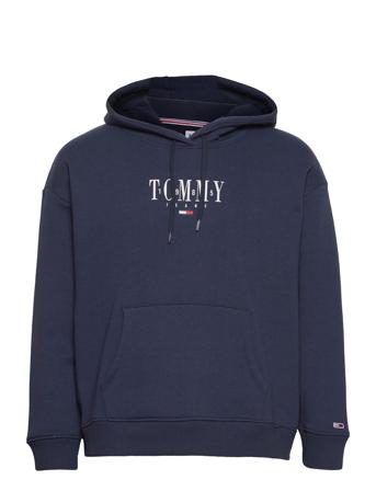 Tjw Crv Essential Logo 1 Hoodie Hoodie Trøje Blå Tommy Jeans