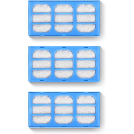 3 st ersättningsfilter kompatibla med Catmates, Cat Water Fountain Filter 3-pack ersättningsfilter