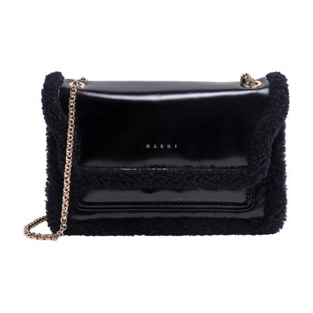 Marni, Shoulder Bags Czarny, Kobieta, Rozmiar: ONE Size
