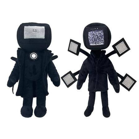Skibidi Toilet Plys Legetøj Anime Udforskning Adventure Spil Skibidi Tv Mand Dukke Pude Plys Børn Fødselsdagsjulegave Style 1