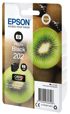 Epson 202 - fotosort - original - blekkpatron