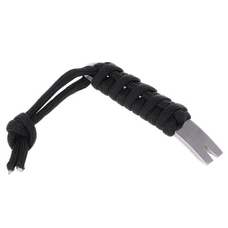 Ruostumattomasta teräksestä valmistettu kampiraappa sorkkaraudan käämitystapille avaimelle sorkkaraudalle EDC ulkoiluun DIY laskuvarjo pieni tasku 