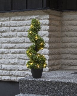 Star Trading Dekoratioonstræ LED Buksbom lille Grøn