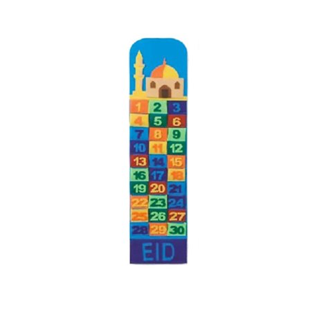 Eid Mubarak Kalender Ramadan Vägghängande Nedräkningskalender 6 6