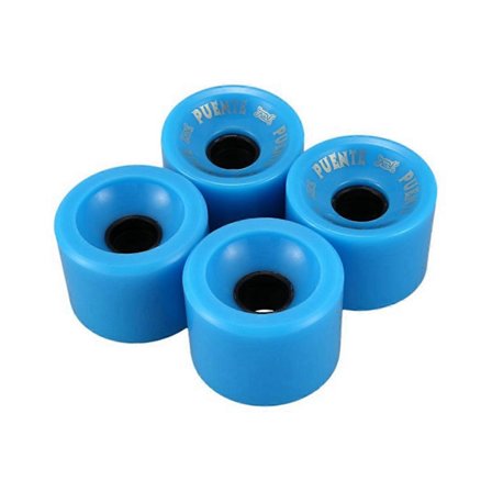 PUENTE 4 st Cruiser Skateboard Hjul PU Hjul Longboard Cruiser Hjul med ABCE-9 Kullager[D]