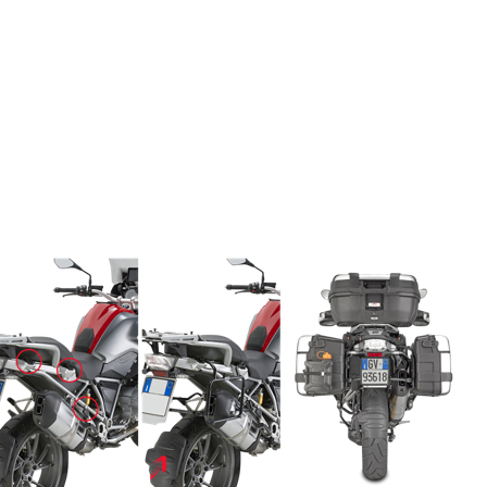 Schnellverschluss-Seitenträger Givi PLR Monokey Rapid Release - BMW R 1200 GS Adventure 2014-2018