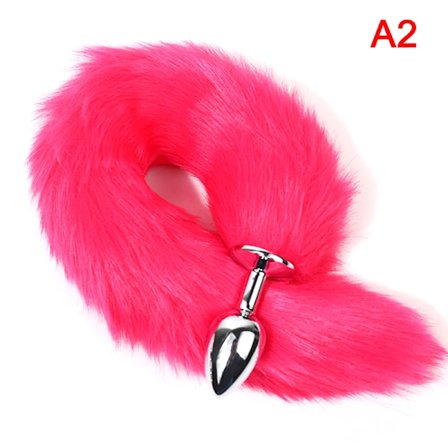 Sexet Ræv Metal Hale Plug med Hår Hale Sæt til Par Cosplay