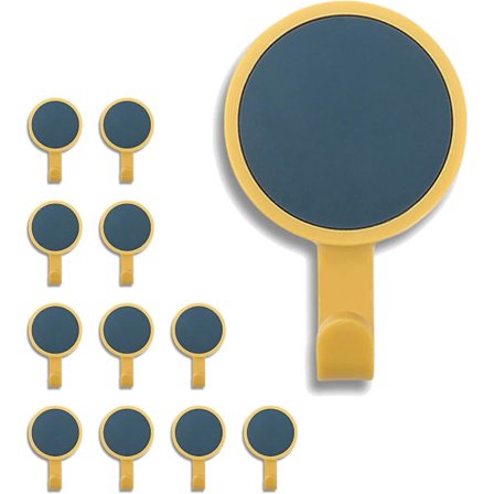 Dekorative Selvklebende Kroker, Fargerike Søte Veggklistremerker For Hengende, Små Kransveggkroker