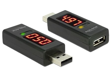 Delock USB-volt- og strømmåler - USB Type A