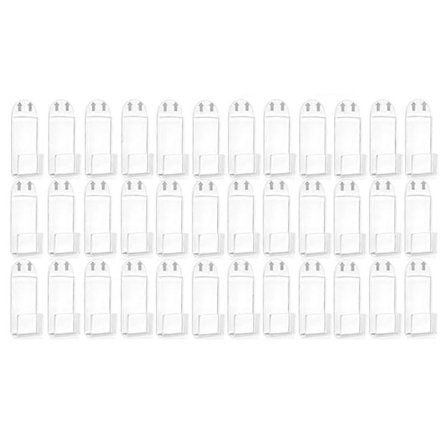 Vinylplade Vægmonteringsholder Uden Skruer, 36 STK Akryl Vinylpladeholder Selvklæbende C