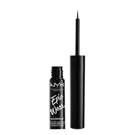 Nyx Professional MakeUp Epic Wear Waterproof Eye & Body Liquid Liner Brown - Eyeliner