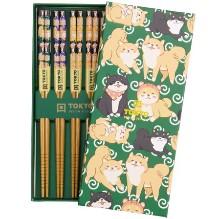 Tokyo design studio Tokyo Design Studio Set shiba spisepinner, 5-pakning
