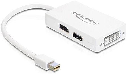 Delock video adapter - DisplayPort / HDMI / DVI - 16 cm