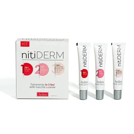 Nitiderm Kit Macchie Cutanee Peeling 15ml + Siero Schiarente 20ml