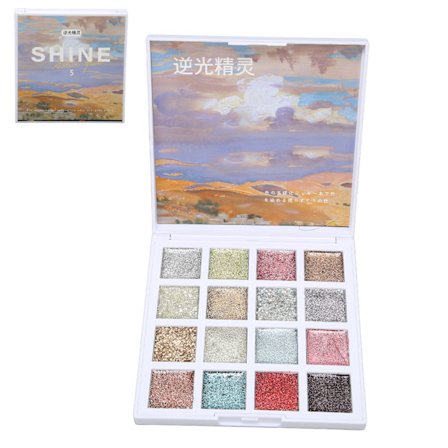 16 Färger Glitter DIY Nagellack Gel Långvarig Säker Salong Manikyr Målnings Nagelgel