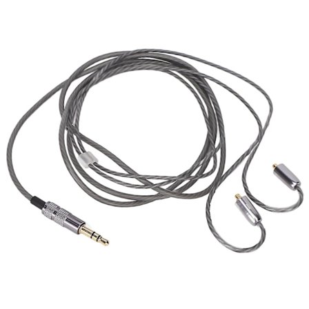 Kuulokkeiden äänikaapeli 3,9ft Vaihto MMCX - 3,5 mm kuulokkeiden kaapeli mikrofonilla SE215 315 535 846 UE900