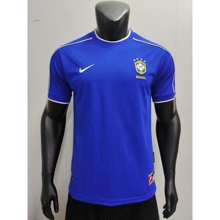1998 Brasil Bortedrakt Fotball Uniform T-skjorte S-2XL