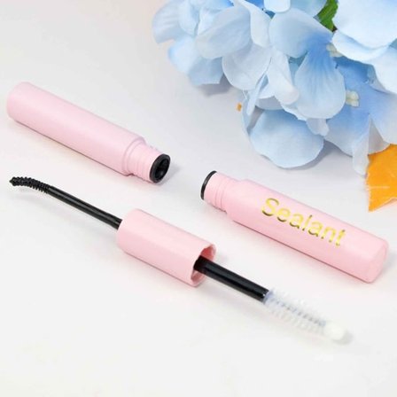 Franslim för klusterfransförlängning, Strip Bonding och extra starkt fäste 4ml+4ml Rosa