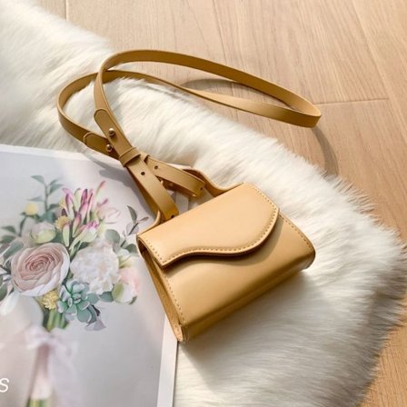 Enkel axelväska Crossbody-väska GUL