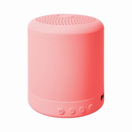Bärbar högtalare Bluetooth-högtalare Bluetooth 5.0 Även TFCard | USB-minne (rosa)
