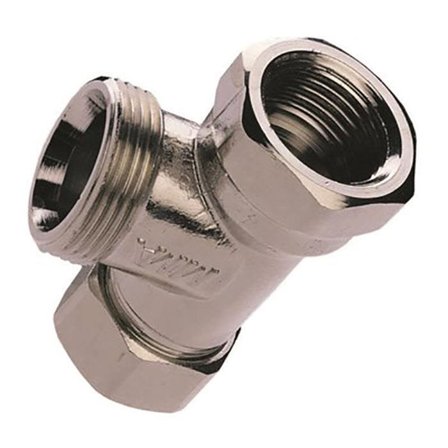 MMA RVV 15 Returventil vinklet, M26 x 1,5, Varme