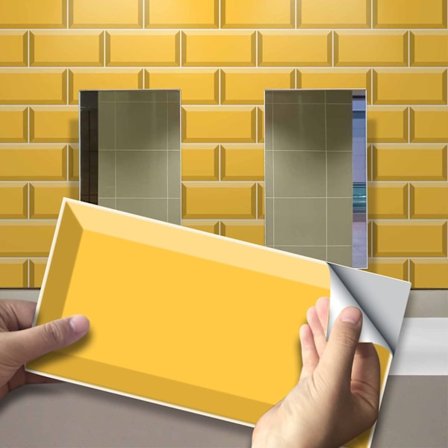 20X10cm 27 stk. Skrælle- og klæb-overføringsklistermærker på fliser, selvklæbende vandafvisende PVC-flisedekaler til køkkenindretning i hjemmet, 